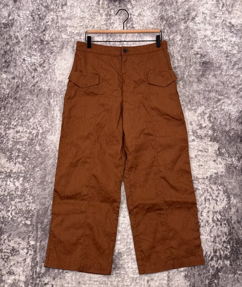 Banana Republic High Rise Straight Utility Pants 8 Womens Stretch Linen Cargo